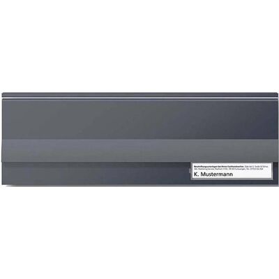 Siedle BE 611-3/1-0 AG - Couverture de boîte aux lettres - Aluminium, Gris anthracite - Publicité Siedle BE 611-3/1-0 AG - Couverture de boîte aux lettres - Aluminium, Gris anthracite - Publicité