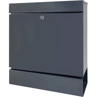 Burg Wächter 42030 Seattle Boîte aux Lettres - Acier Anthracite avec Serrure - Publicité Burg Wächter 42030 Seattle Boîte aux Lettres - Acier Anthracite avec Serrure - Publicité