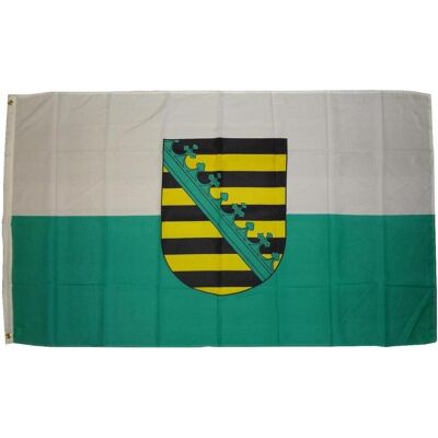 trends4cents, Drapeau, Drapeau Saxe 90 x 150 cm Drapeau avec 2 oeillets 100g/m² poids du tissu Hissenflag (90 x 150 cm) - Publicité trends4cents, Drapeau, Drapeau Saxe 90 x 150 cm Drapeau avec 2 oeillets 100g/m² poids du tissu Hissenflag (90 x 150 cm) - Publicité