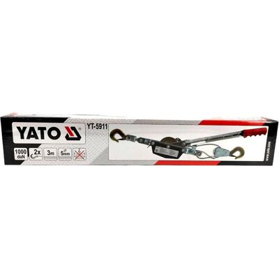 Yato, Equipement de garage, HAND PULLER 1000 daN ROPE 3M - Publicité Yato, Equipement de garage, HAND PULLER 1000 daN ROPE 3M - Publicité