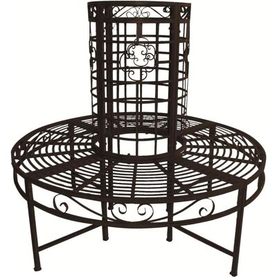 Banc de jardin noir Garden Pleasure Larissa - Banc de jardin - Publicité Banc de jardin noir Garden Pleasure Larissa - Banc de jardin - Publicité