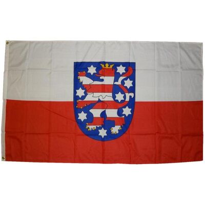 trends4cents, Drapeau, Drapeau Thuringe 90 x 150 cm Drapeau avec 2 oeillets 100g/m² poids du tissu Hisseflag (90 x 150 cm) - Publicité trends4cents, Drapeau, Drapeau Thuringe 90 x 150 cm Drapeau avec 2 oeillets 100g/m² poids du tissu Hisseflag (90 x 150 cm) - Publicité