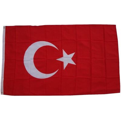 trends4cents, Drapeau, Drapeau Turquie 90 x 150 cm Drapeau avec 2 oeillets 100g/m² poids du tissu Hisseflag pour mât (90 x 150 cm) - Publicité trends4cents, Drapeau, Drapeau Turquie 90 x 150 cm Drapeau avec 2 oeillets 100g/m² poids du tissu Hisseflag pour mât (90 x 150 cm) - Publicité
