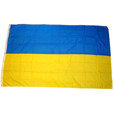 trends4cents, Drapeau, Drapeau Ukraine 90 x 150 cm Drapeau avec 2 oeillets 100g/m² poids du tissu (90 x 150 cm) - Publicité trends4cents, Drapeau, Drapeau Ukraine 90 x 150 cm Drapeau avec 2 oeillets 100g/m² poids du tissu (90 x 150 cm) - Publicité