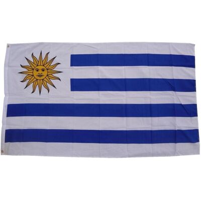 trends4cents, Drapeau, Drapeau Uruguay 90 x 150 cm Drapeau avec 2 oeillets 100g/m² poids du tissu Hisseflag pour mât (90 x 150 cm) - Publicité trends4cents, Drapeau, Drapeau Uruguay 90 x 150 cm Drapeau avec 2 oeillets 100g/m² poids du tissu Hisseflag pour mât (90 x 150 cm) - Publicité