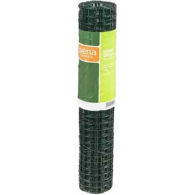 Siena Garden, Clôture de jardin, Grillage métallique 5 m, épaisseur 1,10 mm, PVC, 1 pièce, vert, 371311 - Publicité Siena Garden, Clôture de jardin, Grillage métallique 5 m, épaisseur 1,10 mm, PVC, 1 pièce, vert, 371311 - Publicité