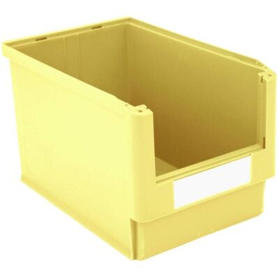 BITO Boîte de rangement - Contenu visible, 500x313x300mm, 4 pièces, jaune - Publicité BITO Boîte de rangement - Contenu visible, 500x313x300mm, 4 pièces, jaune - Publicité
