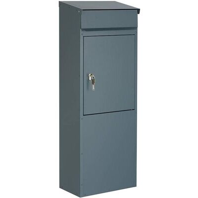 SafePost, Boîte aux lettres, 855PZ Briefkasten mit Profilzylinder anth - Publicité SafePost, Boîte aux lettres, 855PZ Briefkasten mit Profilzylinder anth - Publicité