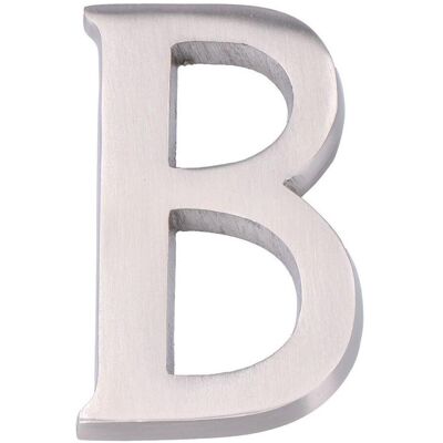 EDM, Numéro de maison, Product letter 85626 B nickel-argent 10 Cm - Publicité EDM, Numéro de maison, Product letter 85626 B nickel-argent 10 Cm - Publicité