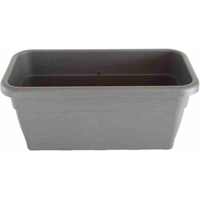GARDAMO Pot de fleurs »Basic«, Plastique, Résistant aux intempéries - Gris - Publicité GARDAMO Pot de fleurs »Basic«, Plastique, Résistant aux intempéries - Gris - Publicité