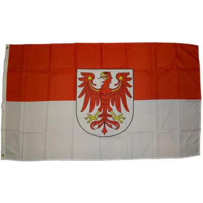 trends4cents, Drapeau, Drapeau Brandenburg 250 x 150 cm Drapeau avec 3 oeillets 100g/m² poids du tissu Hissflagge Hiss (150 x 250 cm) - Publicité trends4cents, Drapeau, Drapeau Brandenburg 250 x 150 cm Drapeau avec 3 oeillets 100g/m² poids du tissu Hissflagge Hiss (150 x 250 cm) - Publicité