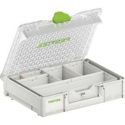 Festool, Rangement avec compartiments, Systainer Organizer SYS3 ORG M 89 6xESB - Publicité Festool, Rangement avec compartiments, Systainer Organizer SYS3 ORG M 89 6xESB - Publicité