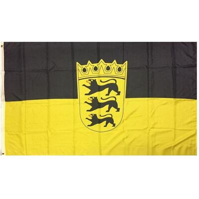 trends4cents, Drapeau, Drapeau Baden-Württemberg 90 x 150 cm Drapeau avec 2 oeillets 100g/m² poids du tissu Hissflagge (90 x 150 cm) - Publicité trends4cents, Drapeau, Drapeau Baden-Württemberg 90 x 150 cm Drapeau avec 2 oeillets 100g/m² poids du tissu Hissflagge (90 x 150 cm) - Publicité