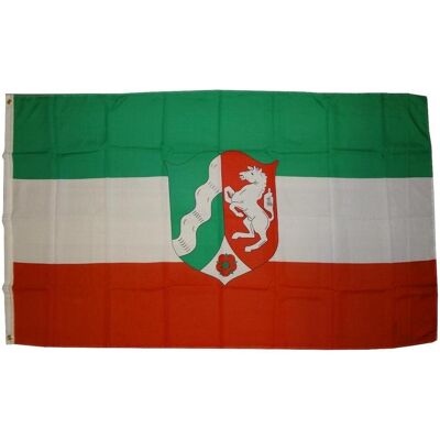 trends4cents, Drapeau, Drapeau Nordrhein-Westfalen 90 x 150 cm Drapeau avec 2 oeillets 100g/m² poids du tissu hisser (90 x 150 cm) - Publicité trends4cents, Drapeau, Drapeau Nordrhein-Westfalen 90 x 150 cm Drapeau avec 2 oeillets 100g/m² poids du tissu hisser (90 x 150 cm) - Publicité