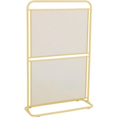 Paravent Divido Jaune - Jardin, Acier, 80x124cm - Publicité Paravent Divido Jaune - Jardin, Acier, 80x124cm - Publicité