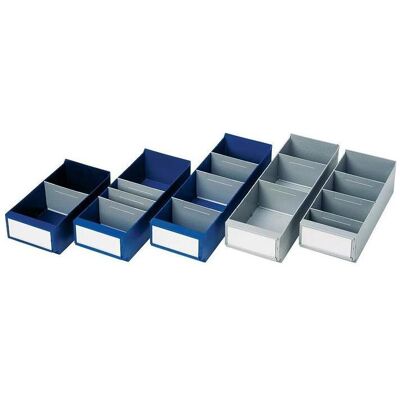 La-Ka-Pe, Étagères de stockage, Bac d'étagère L300xl160xH100/112mm bleu PS - Publicité La-Ka-Pe, Étagères de stockage, Bac d'étagère L300xl160xH100/112mm bleu PS - Publicité