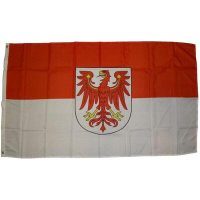 trends4cents, Drapeau, Drapeau Brandenburg 90 x 150 cm Drapeau avec 2 oeillets 100g/m² poids du tissu Hissflagge Hiss (90 x 150 cm) - Publicité trends4cents, Drapeau, Drapeau Brandenburg 90 x 150 cm Drapeau avec 2 oeillets 100g/m² poids du tissu Hissflagge Hiss (90 x 150 cm) - Publicité