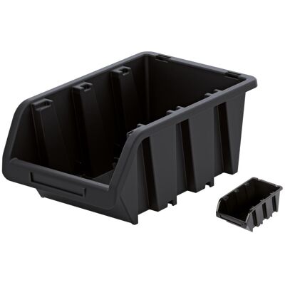 Prosperplast, Réservoir de stockage, Kistenberg Workshop boîte à déchets 6 Black 100x155x70mm - Publicité Prosperplast, Réservoir de stockage, Kistenberg Workshop boîte à déchets 6 Black 100x155x70mm - Publicité