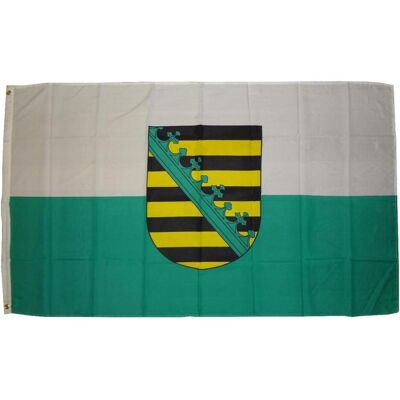 trends4cents, Drapeau, Drapeau Saxe 250 x 150 cm Drapeau avec 3 oeillets 100g/m² poids du tissu Hissenflag (250 x 150 cm) - Publicité trends4cents, Drapeau, Drapeau Saxe 250 x 150 cm Drapeau avec 3 oeillets 100g/m² poids du tissu Hissenflag (250 x 150 cm) - Publicité