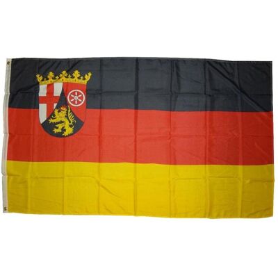 trends4cents, Drapeau, Drapeau Rhénanie-Palatinat 90 x 150 cm Drapeau avec 2 oeillets 100g/m² poids du tissu Hissflag (90 x 150 cm) - Publicité trends4cents, Drapeau, Drapeau Rhénanie-Palatinat 90 x 150 cm Drapeau avec 2 oeillets 100g/m² poids du tissu Hissflag (90 x 150 cm) - Publicité