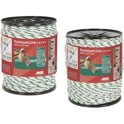 AKO, Clôture de jardin, Corde à clôturer Premium Line, 200 m, 6,5 mm - Publicité AKO, Clôture de jardin, Corde à clôturer Premium Line, 200 m, 6,5 mm - Publicité