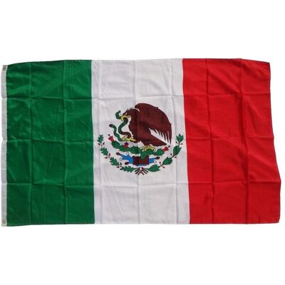 trends4cents, Drapeau, Drapeau Mexique 90 x 150 cm Drapeau avec 2 oeillets 100g/m² poids du tissu Hisseflag pour mât (90 x 150 cm) - Publicité trends4cents, Drapeau, Drapeau Mexique 90 x 150 cm Drapeau avec 2 oeillets 100g/m² poids du tissu Hisseflag pour mât (90 x 150 cm) - Publicité