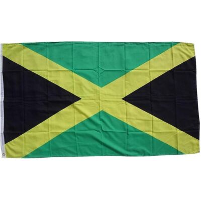 trends4cents, Drapeau, Drapeau Jamaïque 90 x 150 cm Drapeau avec 2 oeillets 100g/m² poids du tissu Drapeau pour mât (90 x 150 cm) - Publicité trends4cents, Drapeau, Drapeau Jamaïque 90 x 150 cm Drapeau avec 2 oeillets 100g/m² poids du tissu Drapeau pour mât (90 x 150 cm) - Publicité