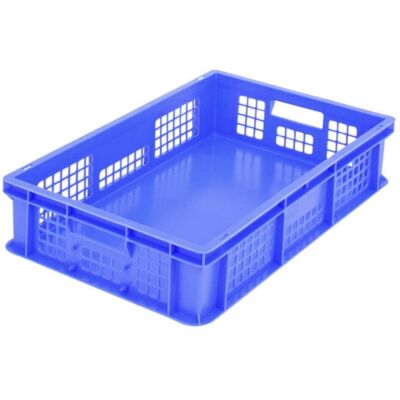 Bito, Réservoir de stockage, Bac gerbable Europe BN, parois et fond ajourés, L x l x h 600 x 400 x 130 mm. Publicité Bito, Réservoir de stockage, Bac gerbable Europe BN, parois et fond ajourés, L x l x h 600 x 400 x 130 mm. Publicité