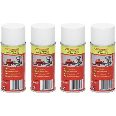 Rothenberger, Equipement de garage, Détecteur de fuites en aérosol détection de fuites 125 ml, 4 pièces - Publicité Rothenberger, Equipement de garage, Détecteur de fuites en aérosol détection de fuites 125 ml, 4 pièces - Publicité