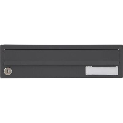 Renz, Accessoires pour boîtes aux lettres, Porte de remplacement pour boîte aux lettres 395 x 110 mm, gris basalte RAL 7012 - Publicité Renz, Accessoires pour boîtes aux lettres, Porte de remplacement pour boîte aux lettres 395 x 110 mm, gris basalte RAL 7012 - Publicité