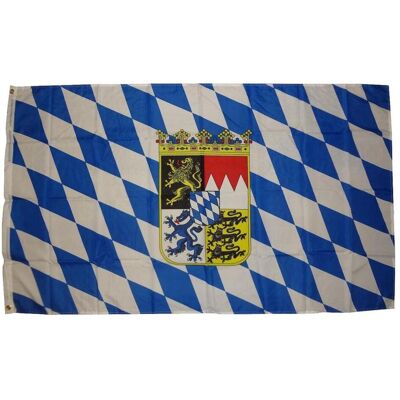 trends4cents, Drapeau, Drapeau Bayern Wappen 250 x 150 cm Drapeau avec 3 oeillets 100g/m² poids du tissu Hissflagge (250 x 150 cm) - Publicité trends4cents, Drapeau, Drapeau Bayern Wappen 250 x 150 cm Drapeau avec 3 oeillets 100g/m² poids du tissu Hissflagge (250 x 150 cm) - Publicité