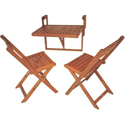 Ensemble de jardin pliable Garden Pleasure Berkeley en eucalyptus - Publicité Ensemble de jardin pliable Garden Pleasure Berkeley en eucalyptus - Publicité