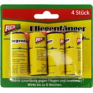 Reinex, Piège à animaux, Attrape-mouches jaune 4 pcs - Publicité Reinex, Piège à animaux, Attrape-mouches jaune 4 pcs - Publicité