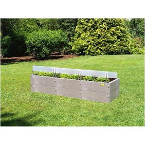 Juwel Lit de Jardin Timber XXL - Aspect bois - 16 Blocs, 3 Housses Thermo - Publicité Juwel Lit de Jardin Timber XXL - Aspect bois - 16 Blocs, 3 Housses Thermo - Publicité