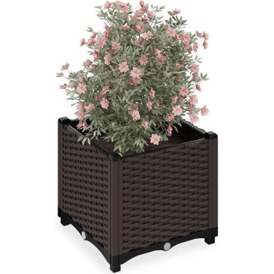 Relaxdays Jardin Urbain Effet Rotin 38x40x40 cm - Jardin - Publicité Relaxdays Jardin Urbain Effet Rotin 38x40x40 cm - Jardin - Publicité