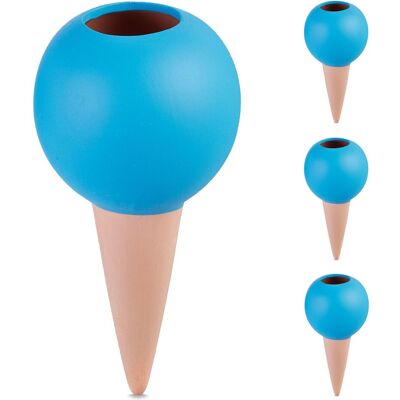 Système d'Arrosage Relaxdays - Cone d'argile, 4 pcs, Irrigation automatique, Bouteilles 1,5L - Publicité Système d'Arrosage Relaxdays - Cone d'argile, 4 pcs, Irrigation automatique, Bouteilles 1,5L - Publicité