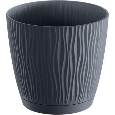 Prosperplast, Pot de fleurs, Flowerpot Sandy P DSY110P, Ø 11 cm, grey (11 x 10.20 cm) - Publicité Prosperplast, Pot de fleurs, Flowerpot Sandy P DSY110P, Ø 11 cm, grey (11 x 10.20 cm) - Publicité