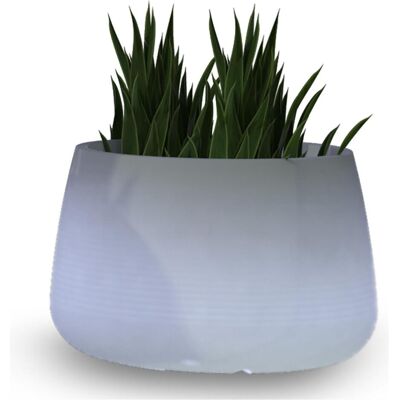 Camelia 80 Pot de Fleur avec Lumière - Design extérieur résistant - Publicité Camelia 80 Pot de Fleur avec Lumière - Design extérieur résistant - Publicité