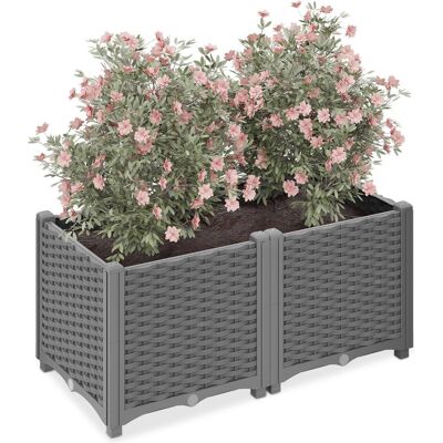 Relaxdays Jardinera - Réservoir d'eau extensible - Gris - Publicité Relaxdays Jardinera - Réservoir d'eau extensible - Gris - Publicité