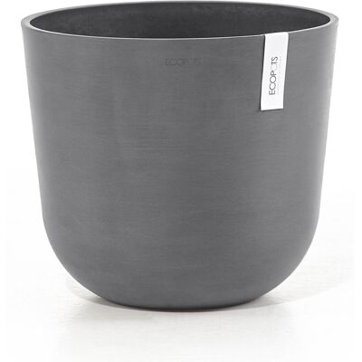 Ecopots, Pot de fleurs, Oslo 35 + Blumentopf mit Wasserreservoir - L 35 cm x H 30,5 cm - Innen- und Aussenbereich (35 x 30.50 cm) - Publicité Ecopots, Pot de fleurs, Oslo 35 + Blumentopf mit Wasserreservoir - L 35 cm x H 30,5 cm - Innen- und Aussenbereich (35 x 30.50 cm) - Publicité