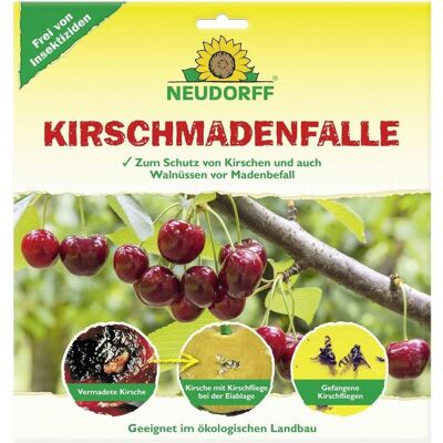 Neudorff Piège à Cerises - Piège Collant - Publicité Neudorff Piège à Cerises - Piège Collant - Publicité