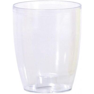 Prosperplast Za4194 Pot de fleurs - 2,4L, 160x160x183mm, Transparent - Publicité Prosperplast Za4194 Pot de fleurs - 2,4L, 160x160x183mm, Transparent - Publicité