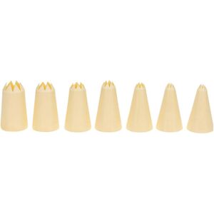 Set de 7 douilles en plastique Patisse - Publicité Set de 7 douilles en plastique Patisse - Publicité