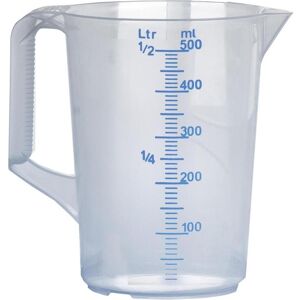 Waca Verseuse graduée de couleur transparente, 0,5 l, Verre mesureur, Transparent - Publicité Waca Verseuse graduée de couleur transparente, 0,5 l, Verre mesureur, Transparent - Publicité
