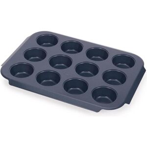 Joseph Joseph Nest Bake Backform für 12 Muffins antihaftbeschichtet, Moule à gâteau, Bleu - Publicité Joseph Joseph Nest Bake Backform für 12 Muffins antihaftbeschichtet, Moule à gâteau, Bleu - Publicité
