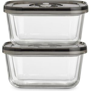 Contenants sous vide en verre Caso VacuBoxx Eco-Duo S - Récipients de stockage - Publicité Contenants sous vide en verre Caso VacuBoxx Eco-Duo S - Récipients de stockage - Publicité