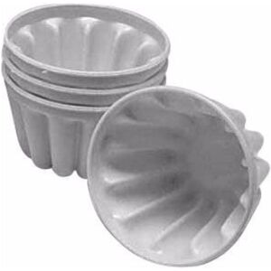 Patisse Moule à pudding 4 pièces ø7cm, Moule à gâteau, Blanc - Publicité Patisse Moule à pudding 4 pièces ø7cm, Moule à gâteau, Blanc - Publicité