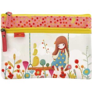 Santoro Kori Kumi Tasche mit zwei Reissverschlüssen, Poche à douille - Publicité Santoro Kori Kumi Tasche mit zwei Reissverschlüssen, Poche à douille - Publicité