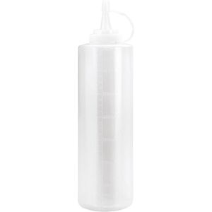 Ibili Bouteille à presser 700ml Plastique Blanc, Boîte de conservation, Blanc - Publicité Ibili Bouteille à presser 700ml Plastique Blanc, Boîte de conservation, Blanc - Publicité