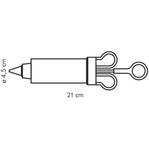 Tescoma Seringue à garnir avec 8 douilles, Delicia, jaune,Transparent, Poche à douille - Publicité Tescoma Seringue à garnir avec 8 douilles, Delicia, jaune,Transparent, Poche à douille - Publicité